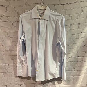 Thomas Pink Men's Dress Shirt French Cuff Light Blue